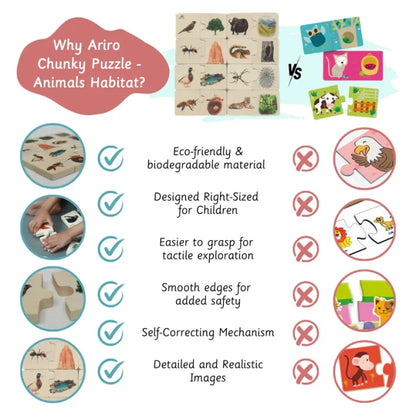 Animal Habitat – Chunky puzzle