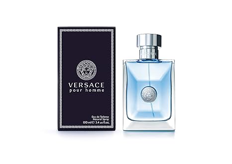 Versace Pour Homme Eau De Toilette Natural Spray, 3.4 Fl Oz 100ml