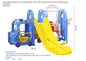 PLAYHOUSE (MUSIC+STEERING WHEEL+SLIDE STEP+SWING WITH TOY+BALL FRAME) BLUE