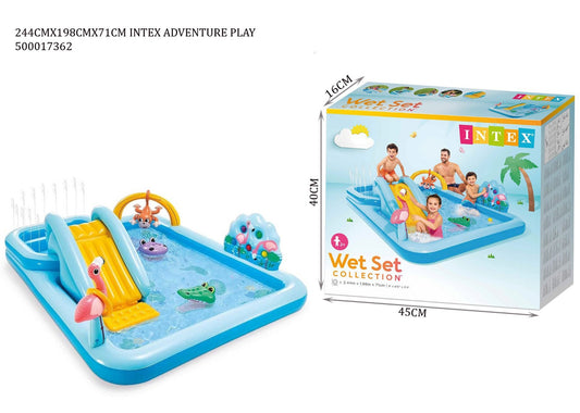 244CM X 198CM X 71CM INTEX ADVENTURE PLAY