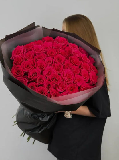 LUXURY BOUQUET OF 51 RED ROSES