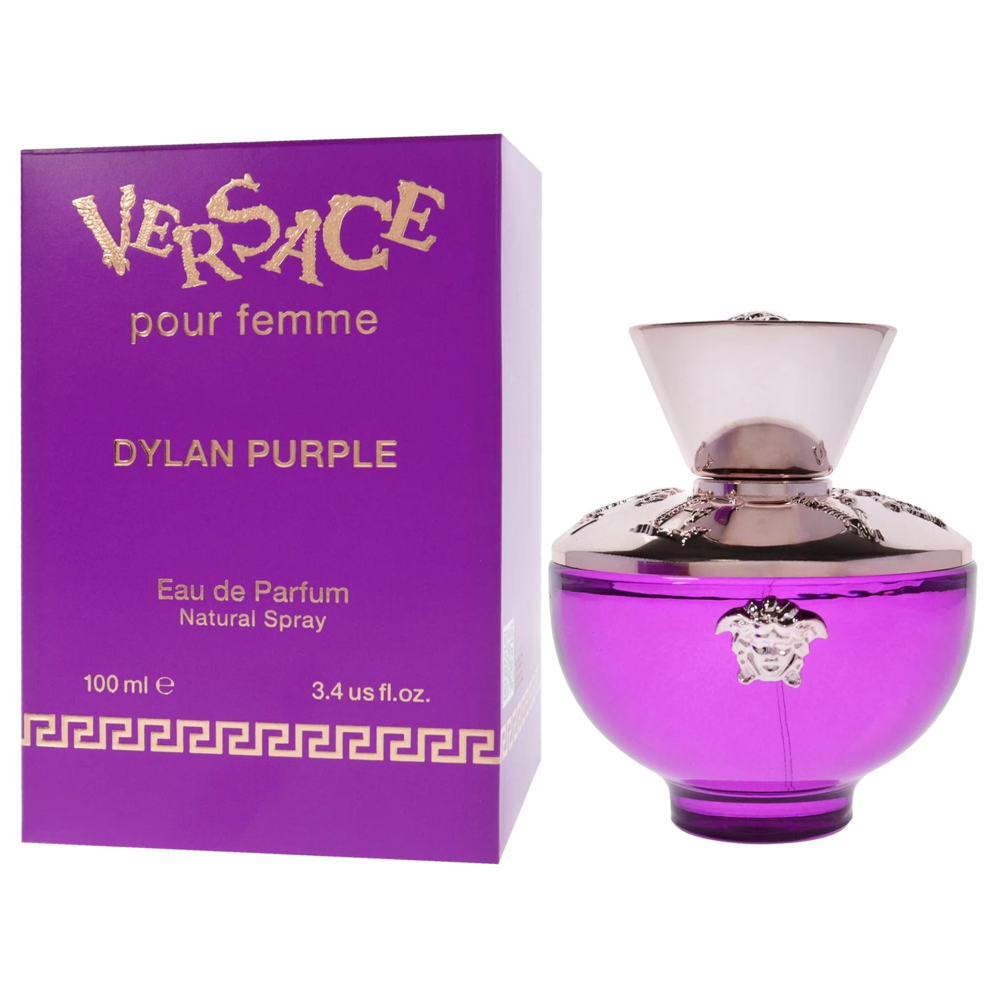 Versace Dylan Purple , 3.4 oz EDP 100 ML Spray